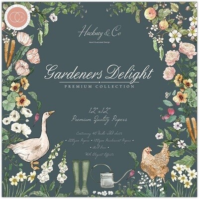 Craft Consortium - Designer Series - Gardeners Delight  Collection - 12 x 12 Paper Pad - PAD035  