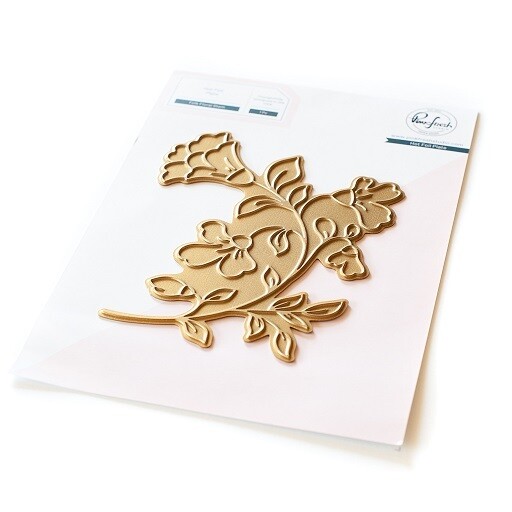 PinkFresh Studio - Folk Floral Stem - Hot Foil Plate - 160722