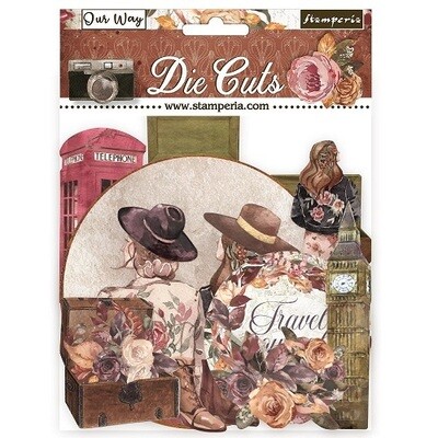 Stamperia - Romantic Collection - Die Cuts - Our Way - DFLDC64