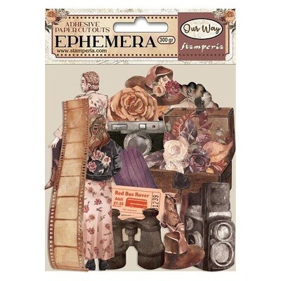 Stamperia - Romantic Collection - Self Adhesive Ephemera - Our Way - DFLCT02