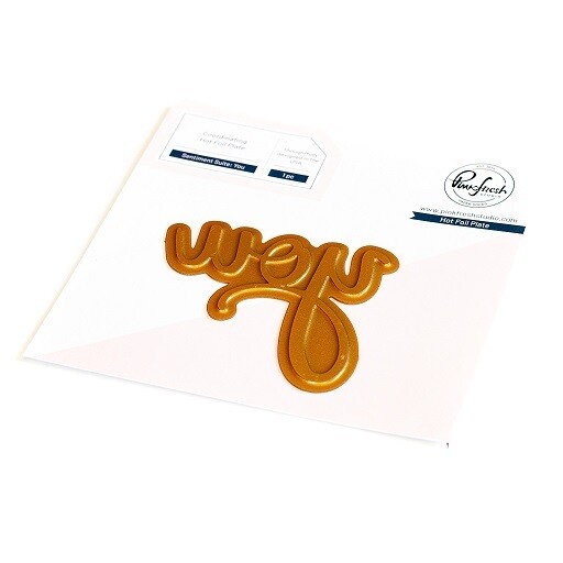 PinkFresh Studio - Sentiment Suite - You - Hot Foil Plate - 163022