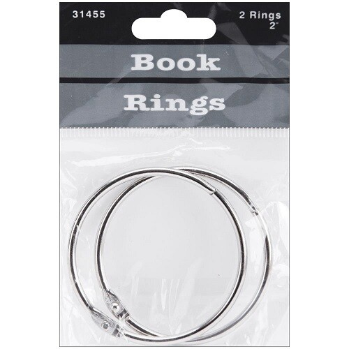 Album - Hinged Book rings - 2&quot; (50mm) - 2 pcs