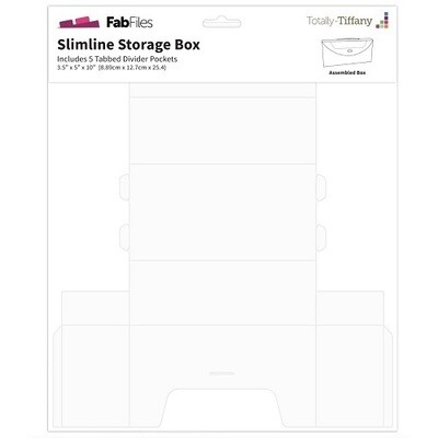 Totally Tiffany - Fab Files - Slimline Storage Box - TT-FF-SLM-SB
