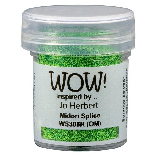 WOW Embossing Glitter Powder - Midori Splice - WS308R - 15ml / 1.oz