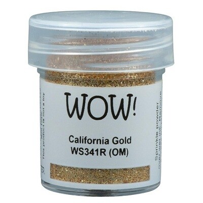 WOW Embossing Glitter Powder - California Gold - WS341R - 15ml / 1.oz