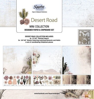3 Quarter Designs - Mini Collections - Desert Road - 2 page kit