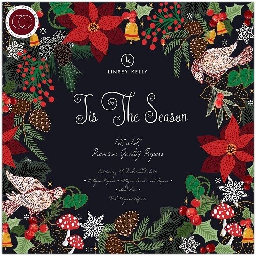 Craft Consortium - Designer Series - Tis The Season Collection - 12 x 12 Paper Pad -  CCPAD038  