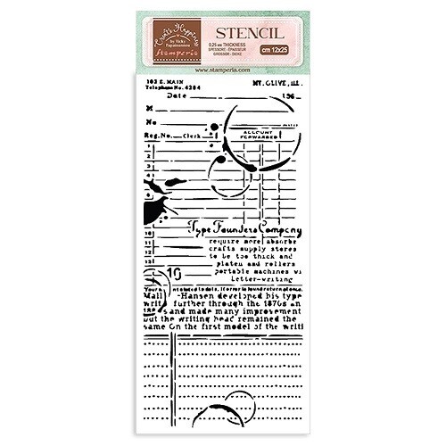 Stamperia - Create Happiness Collection - Stencils - Book - KSTDL64