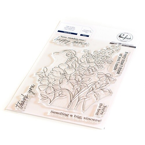 PinkFresh Studio - Clear Stamp - Happy Dance - 4&quot; x 6&quot; - 168222