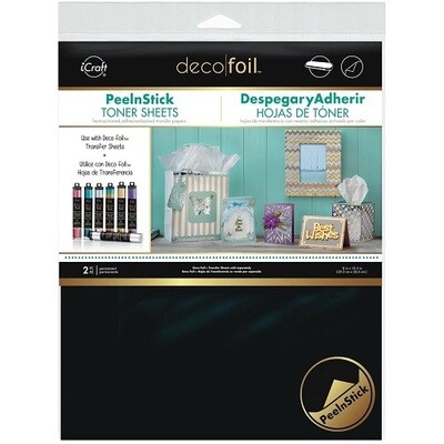 iCraft - Deco Foil - Toner Sheets - Peel N Stick - 8&quot; x 10&quot; - DF3376 - 2 Sheets