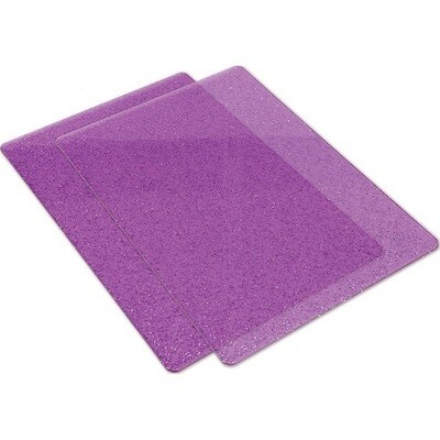 Sizzix - Cutting Pads - Standard - with Purple Glitter - Set of 2 - 662142