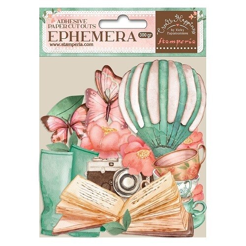 Stamperia - Create Happiness Collection  - Pink Dream Ephemera - DFLCT01