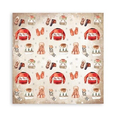 Stamperia - Romantic Collection - Home For the Holidays - 12 x 12 Paper - SBBL119