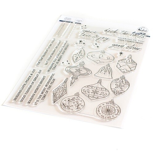 PinkFresh Studio - Clear Stamp - 6&quot; x 8&quot; - Ornaments - 169722