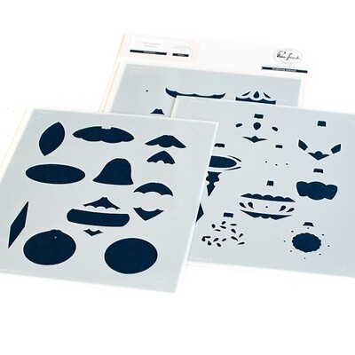 PinkFresh Studio - Ornaments - Layered Stencil - 169922 - 3 pcs