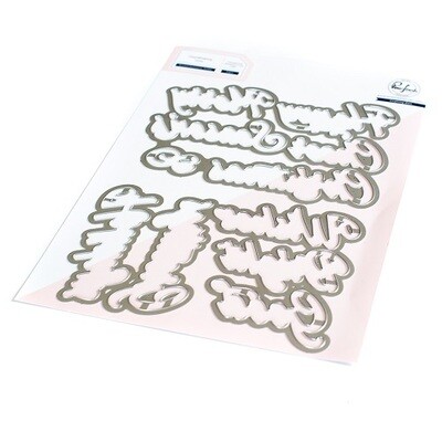 PinkFresh Studio - Brushed Sentiments Holiday - Die - 174322