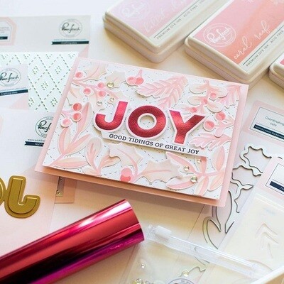 PinkFresh Studio - Hot Foil Plate - Joy - 174922