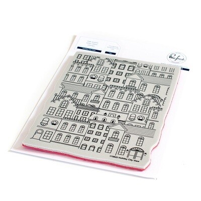 PinkFresh Studio - Cling Rubber Stamp - Holiday City - 175822