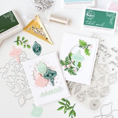 PinkFresh Studio - Festive  Leaves - Die - 176022