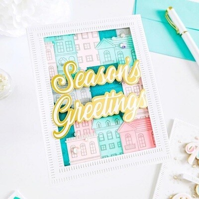 PinkFresh Studio - Cling Rubber Stamp - Holiday City - 175822
