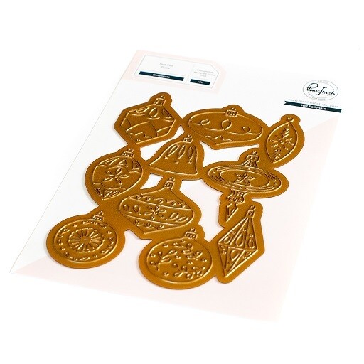 PinkFresh Studio - Hot Foil Plate - Ornaments - 170022