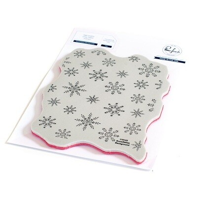 PinkFresh Studio - Cling Rubber Stamp - Snowflakes - 176222
