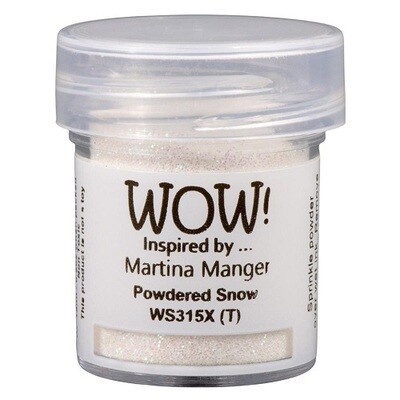 WOW Embossing Glitter Powder - Powdered Snow - WS315X - 15ml / 1.oz