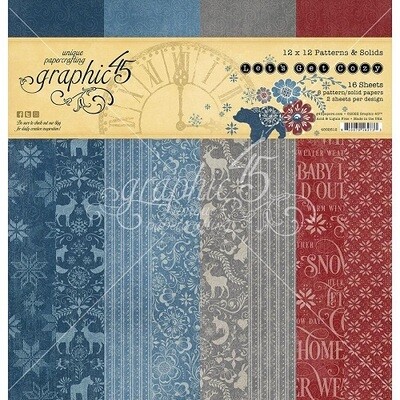Graphic 45 - Let&#39;s Get Cozy Collection - 12 x 12 Paper Pad - G 4502511