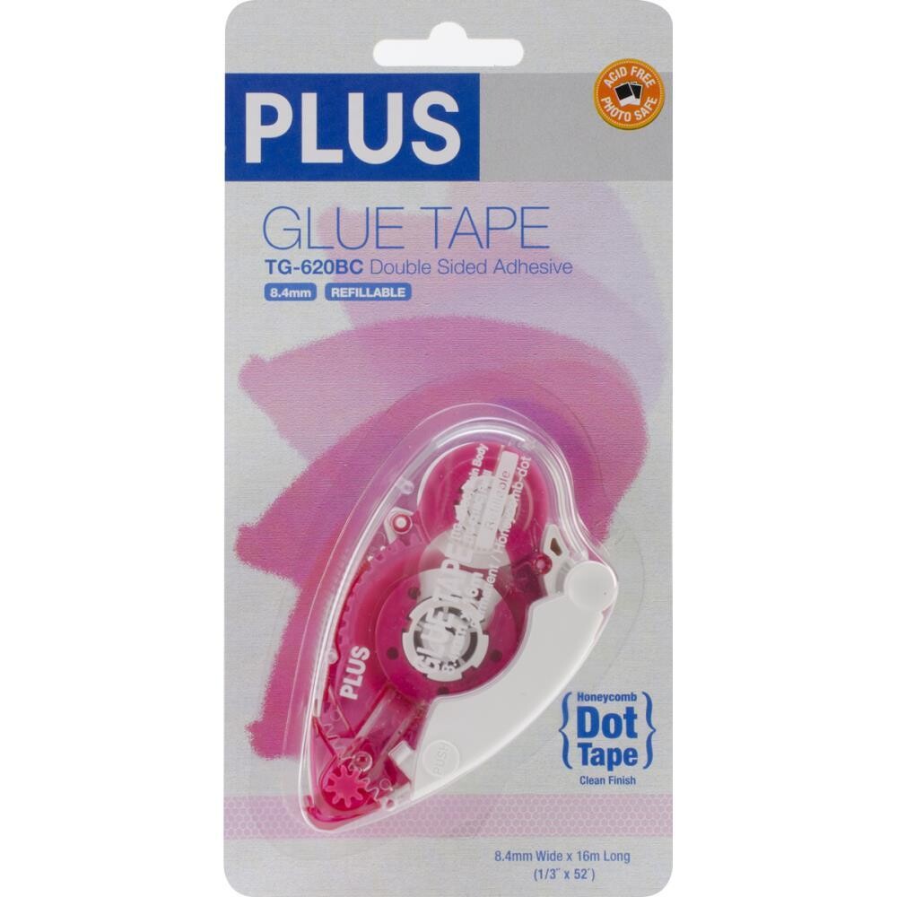 Plus - High Capacity Glue Tape Dispenser& Refills