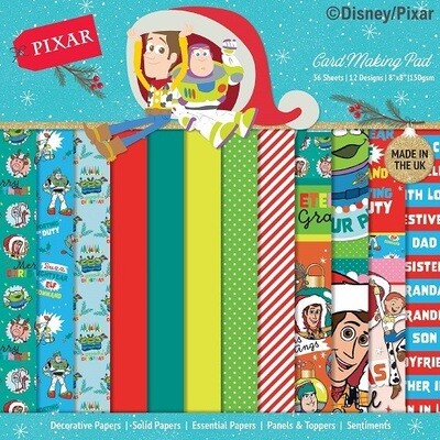 Creative Expressions - Disney card making Pad - 8" x 8" - Toy Story - DYP0034 - 36 sheets