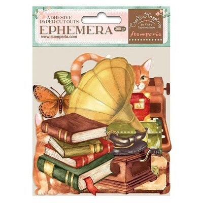 Stamperia - Create Happiness - Cats &amp; Accessories Ephemera - DFLCT05