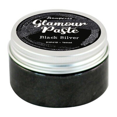 Stamperia - Glamour Paste  - Black Silver - K3P61D - 100ml
