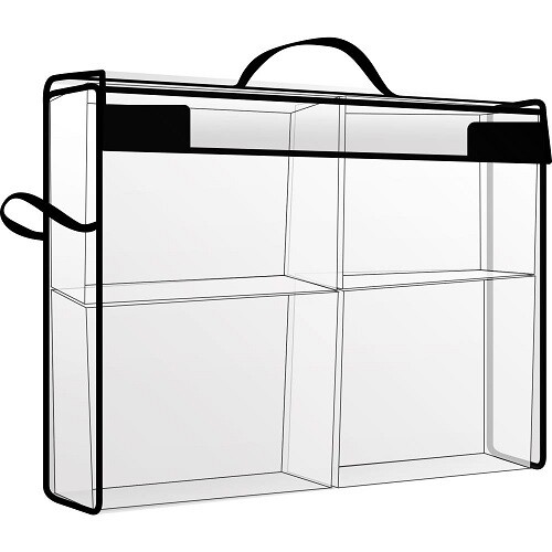 Totally Tiffany - Storage - Supply Case with 4 drawers - TTSASC4D - case Sizde 12&quot; x 9&quot;