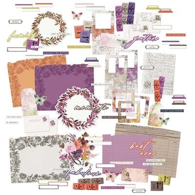 49 &amp; Market - ArtOptions - Plum Grove Collection - Ephemera Bits - APG38541