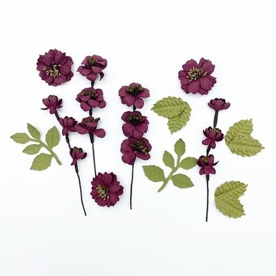 49 & Market - Wildflowers - Mulberry Paper Flowers - 12 pcs