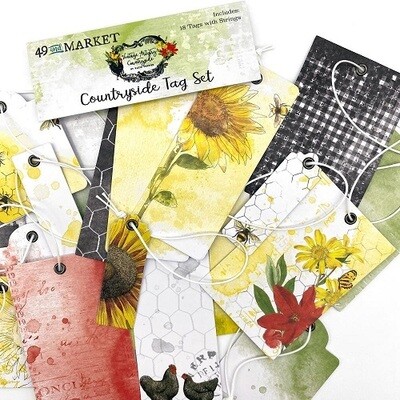 49 &amp; Market - Vintage Artistry - Countryside Collection - Tag Set - VAC38794 - 118 pcs