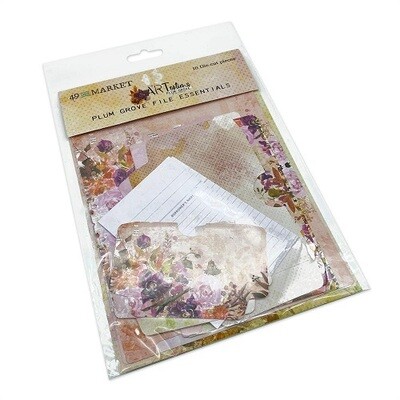 49 &amp; Market - ArtOptions - Plum Grove Collection - File Set - APG38558 - 10 pcs