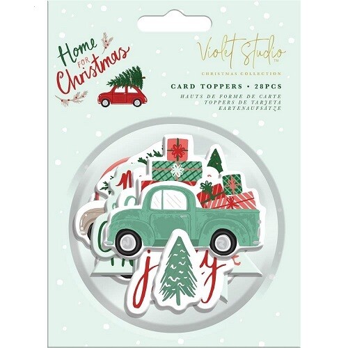 Violet Studio - Die Cuts - Home For Christmas - HFXMAS009 - 28 pcs