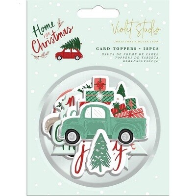 Violet Studio - Die Cuts - Home For Christmas - HFXMAS009 - 28 pcs
