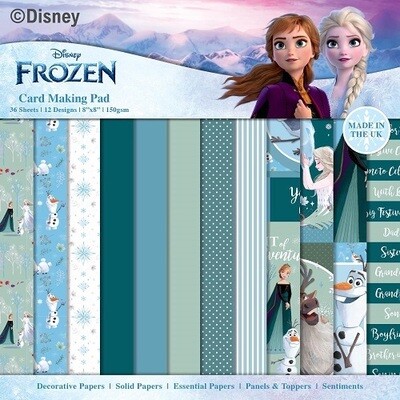 Creative Expressions - Disney Card Making Paper Pads - Frozen - 8" x 8" - DYP0032