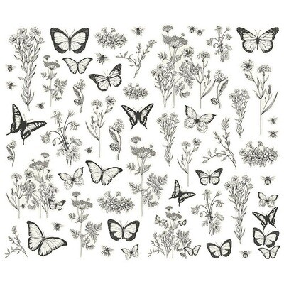 Simple Stories - The Simple Life Collection - Simple Life Bits &amp; Pieces Die Cuts - Floral - 18818 - 55 pcs
