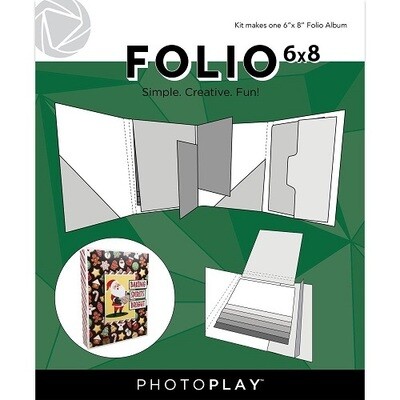 PhotoPlay - Makers Series - Folio - White - 6"x 8" - PPP3648