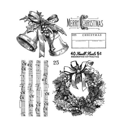 Tim Holtz - Cling Rubber Stamp - Department Store - CMS458