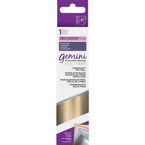 Crafters Companion - Gemini Foilpress - Champagne - FOILPC - CHAM