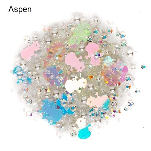 Buttons Galore &amp; More - Sparkletz - Aspen - SPK161 - 10grams