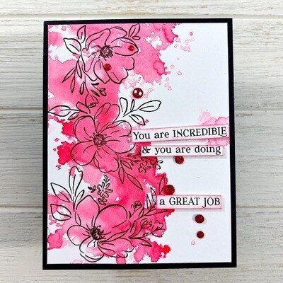 PinkFresh Studio - Clear Stamp - You're The Best - 4" x 6" - 180322