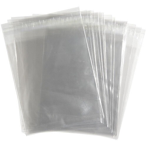 Self Sealing Cello Bags - 4.125&quot; x 5.75&quot; - A2 Card Size - 50 pack - 40000752
