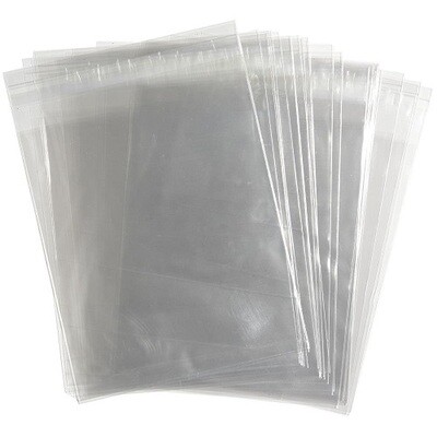 Self Sealing Cello Bags - 4.125&quot; x 5.75&quot; - A2 Card Size - 50 pack - 40000752