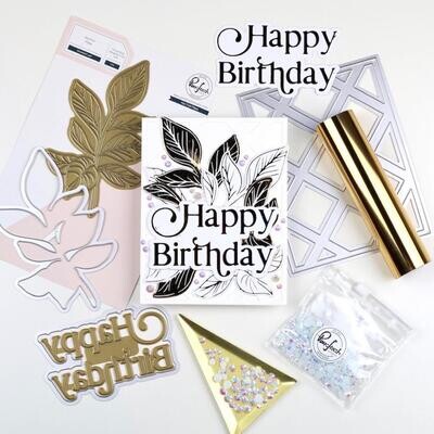 PinkFresh Studio - Hot Foil Plate - Detailed Leaf - 183322