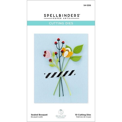 Spellbinders Paper Arts - Sealed Bouquet -  Etched Die - S4-1256 - 10 pcs
